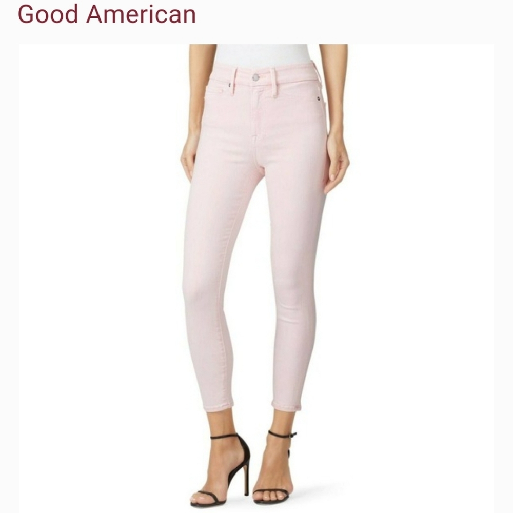 Good American Pink Skinny Jeans